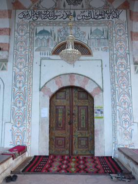 The door to the mosque